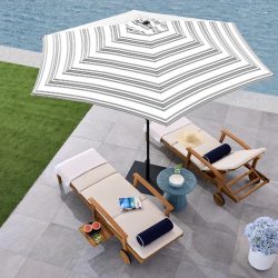 Best Choice Products 10ft Outdoor Steel Polyester Market Patio Umbrella